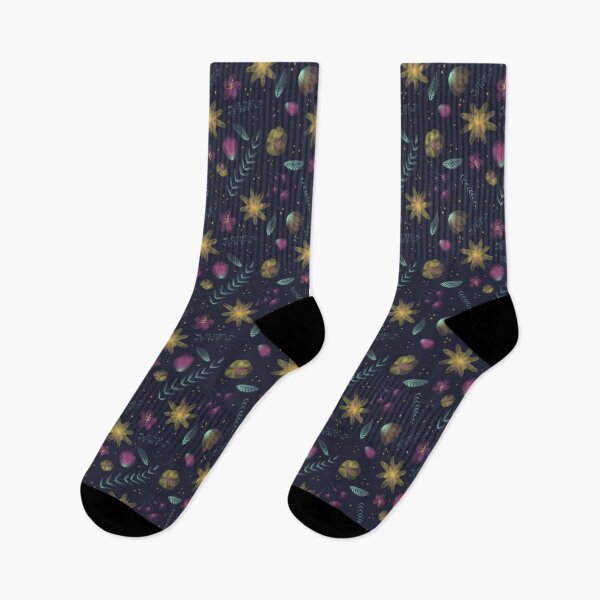Item preview, PATTERN / Astral Flowers Watercolor designed and sold by CreaKOA.