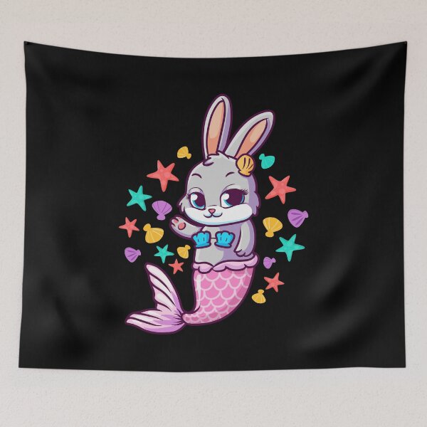 Item preview, Cute Bunny Mermaid Swimming Bunnies designed and sold by perfectpresents.