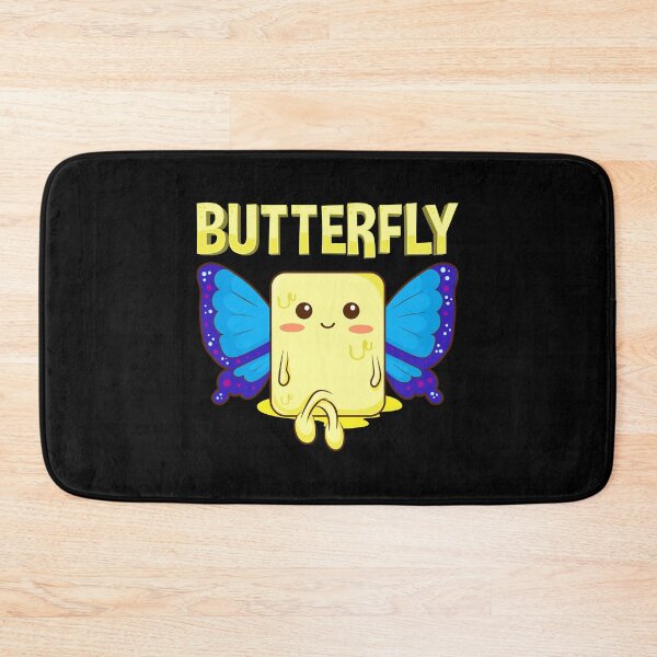 Item preview, Cute Butterfly Stick Of Butter With Wings Pun designed and sold by perfectpresents.