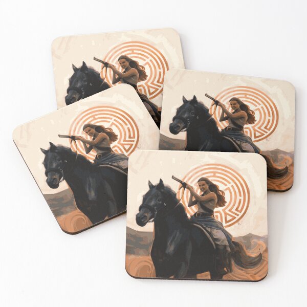 Item preview, Dolores Riding his Horse- Westworld Sci-Fi Fanart designed and sold by L. Layne.