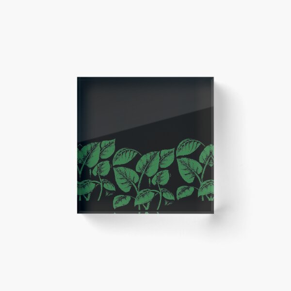 Item preview, Green leaves engraving style designed and sold by CharlieLondon.