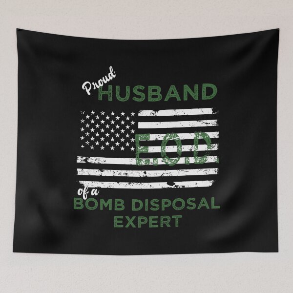 Item preview, Proud Husband of a Bomb Disposal Expert EOD designed and sold by LarkDesigns.