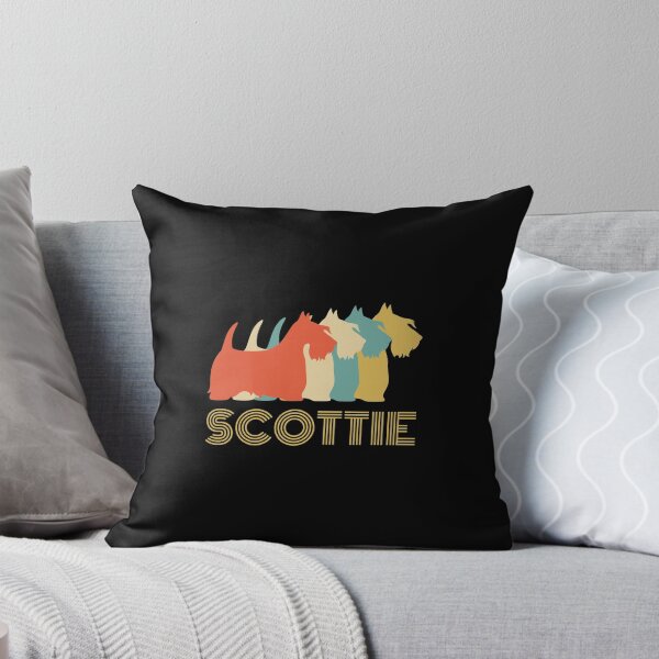 Aperçu de l'œuvre Scottie Dog Scottish Race de race Vintage Look créée et vendue par LarkDesigns.