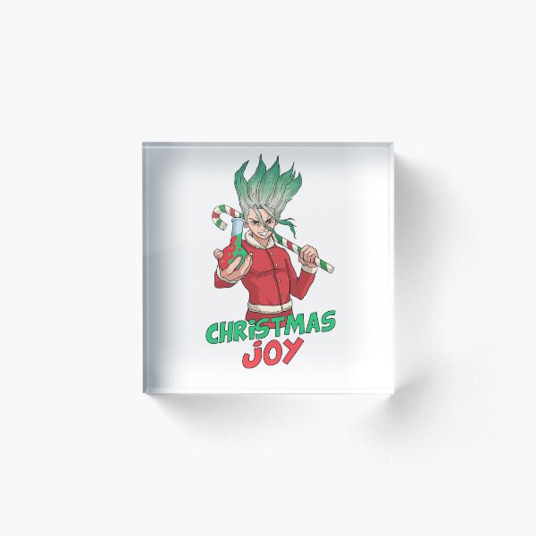 Dr. Stone Christmas (Senku) Acrylic Block