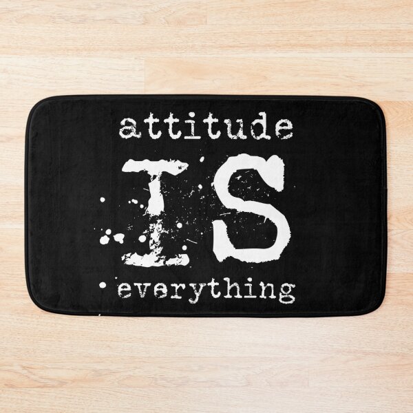 Artikelvorschau, Attitude is everything typography text art quote by Word Fandom - wordfandom entworfen und verkauft von Kerry Pritchard.