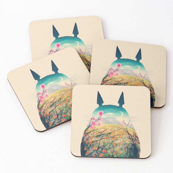 Tonari No Totoro Dessous de verre (lot de 4)