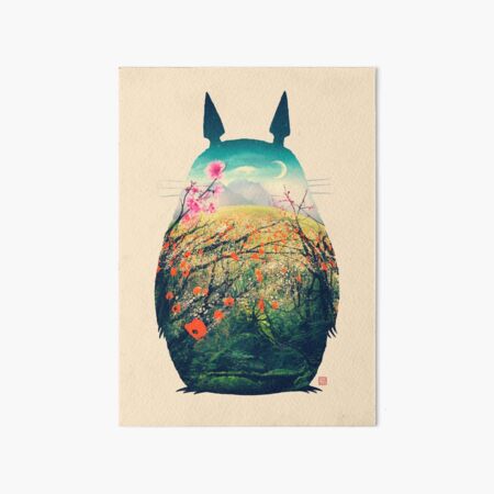 Tonari No Totoro Art Board Print