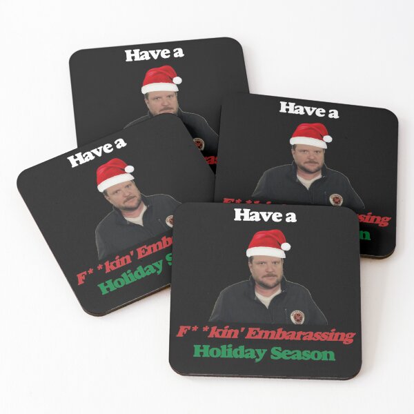 Item preview, Have a f**ing embarrassing! Holiday Season (Dark Background) (CENSORED) designed and sold by Meme Fandom.