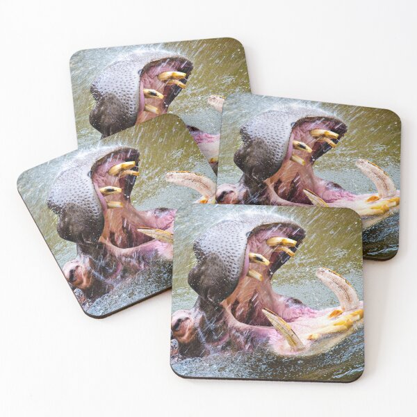 Item preview, African Wildlife - The Hippopotamus - Photographic Print designed and sold by nickegglington.