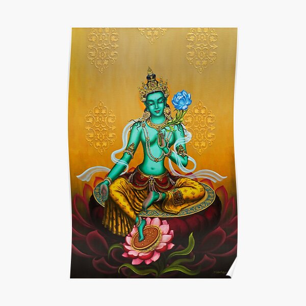 Green Tara Poster