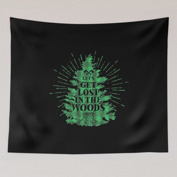 Item preview, Lumberjack Plaid Lets Get Lost in the Woods 1 designed and sold by LarkDesigns.