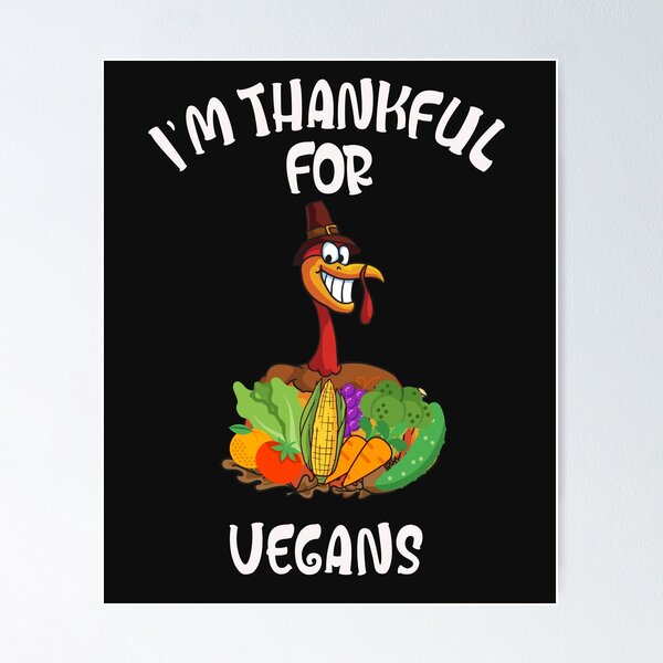 Item preview, Funny Fall Vegan Thanksgiving Turkey Lives Matter designed and sold by KatesFunnyArt.