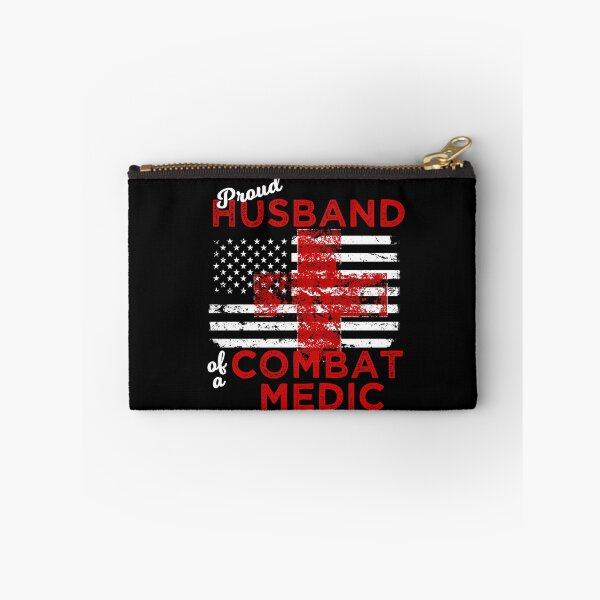 Item preview, Proud Husband of a Combat Medic Distressed Flag designed and sold by LarkDesigns.