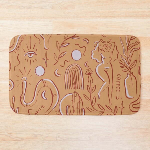 Item preview, Nude colour, Feminine energy pattern.  designed and sold by odararumbol.