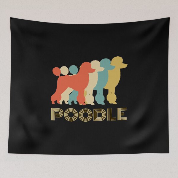 Item preview, Standard Poodle Dog Breed Vintage Look designed and sold by LarkDesigns.