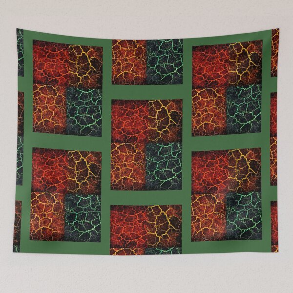 Item preview, Original composition of patterns from cracked lava designed and sold by Ralek.