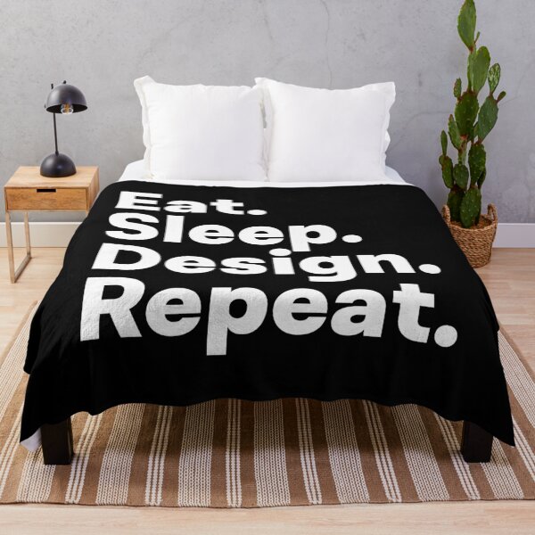 Item preview, Eat Sleep Design Repeat designed and sold by teesaurus.