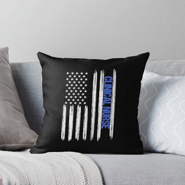 Item preview, Clinical Nurse Distressed American Flag designed and sold by LarkDesigns.