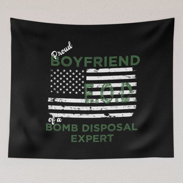 Item preview, Proud Boyfriend of a Bomb Disposal Expert EOD designed and sold by LarkDesigns.
