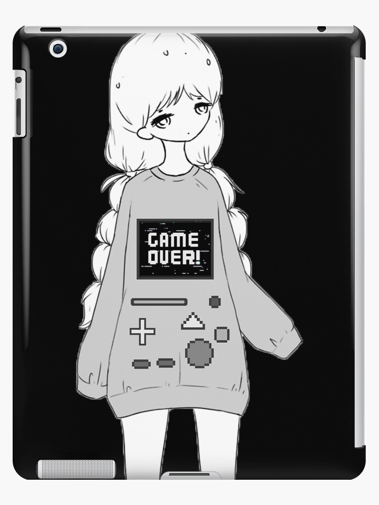 GAME OVER Anime Glitch Aesthetic  Anime And Manga  Posters and Art Prints   TeePublic