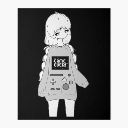 You Broke My Heart - Sad Anime Girl Art Board Print for Sale by LEVANKOV  Items