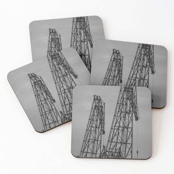 Item preview, Grey Day Above Old Port Cranes designed and sold by Filip13HR.