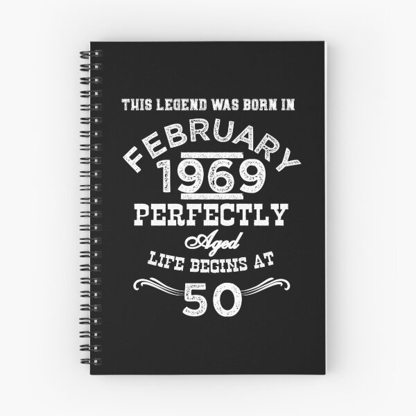 Item preview, This Legend Was Born In February 1969 50th Birthday White 1 designed and sold by LarkDesigns.