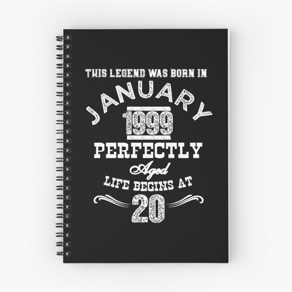 Item preview, This Legend Was Born In January 1999 20th Birthday White designed and sold by LarkDesigns.