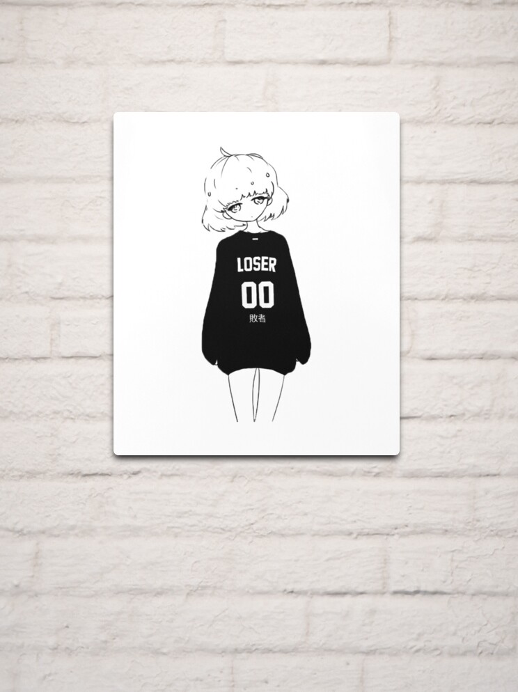 You Broke My Heart - Sad Anime Girl Metal Print for Sale by LEVANKOV Items