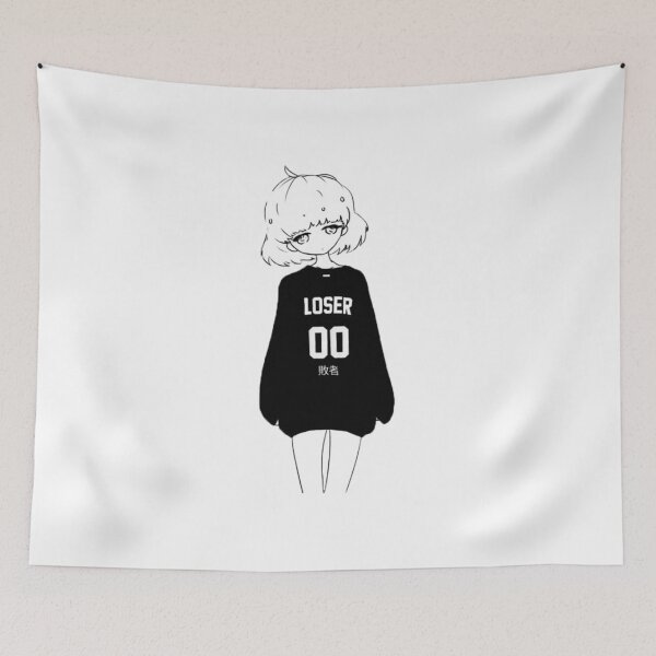 Item preview, Loser - Sad Anime Girl designed and sold by LEVANKOV Items.