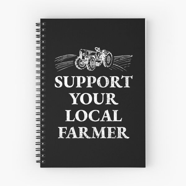 Item preview, Support Your Local Farmer Distressed Tractor Farm designed and sold by LarkDesigns.