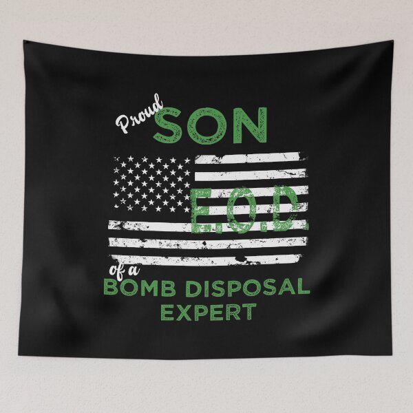 Item preview, Proud Son of a Bomb Disposal Expert EOD designed and sold by LarkDesigns.