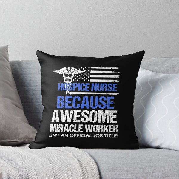 Item preview, Hospice Nurse Awesome Miracle Worker designed and sold by LarkDesigns.