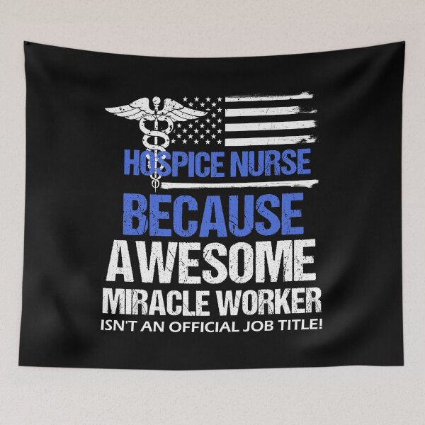 Item preview, Hospice Nurse Awesome Miracle Worker designed and sold by LarkDesigns.