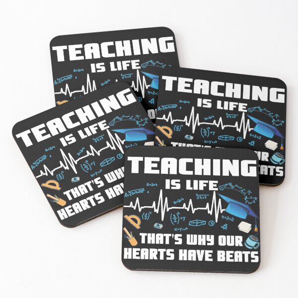 Item preview, Meaningful Teacher Gift - That's Why Our Hearts Have Beats - EKG Pulse Teaching designed and sold by kntranhoang.