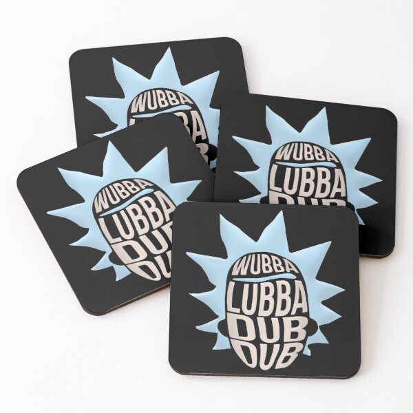 Rick Wubba Lubba Coasters (Set of 4)