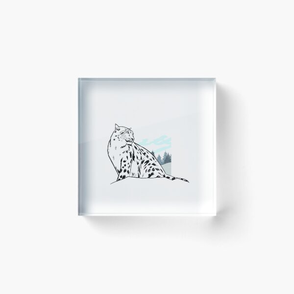 Item preview, Leopard, snow leopard designed and sold by DerSenat.