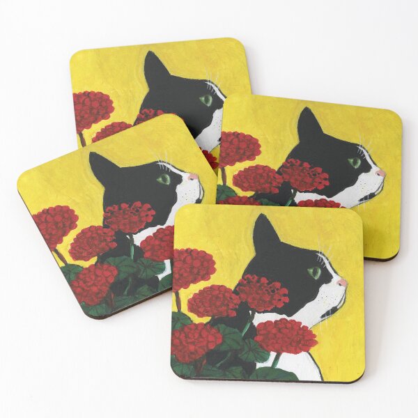 Item preview, Cat Amongst the Geraniums designed and sold by David Hutchison.