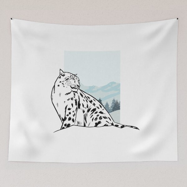 Item preview, Leopard, snow leopard designed and sold by DerSenat.