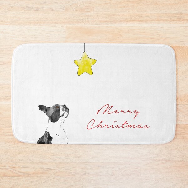 Item preview, A Boston Terrier Christmas designed and sold by zuluspice.