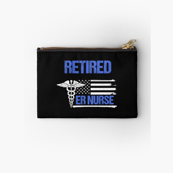 Item preview, Retired ER Nurse Distressed Flag designed and sold by LarkDesigns.