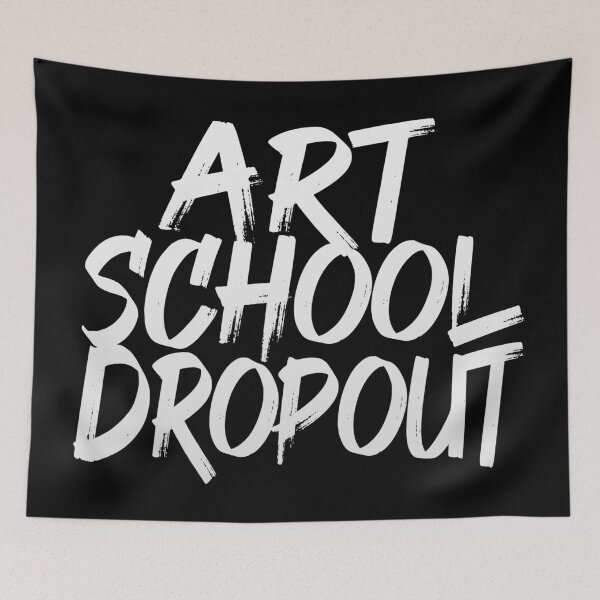 Item preview, Art School Dropout (Black & White) designed and sold by SassyClassyMe.