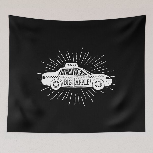 Item preview, New York Big Apple Taxi Cab designed and sold by LarkDesigns.
