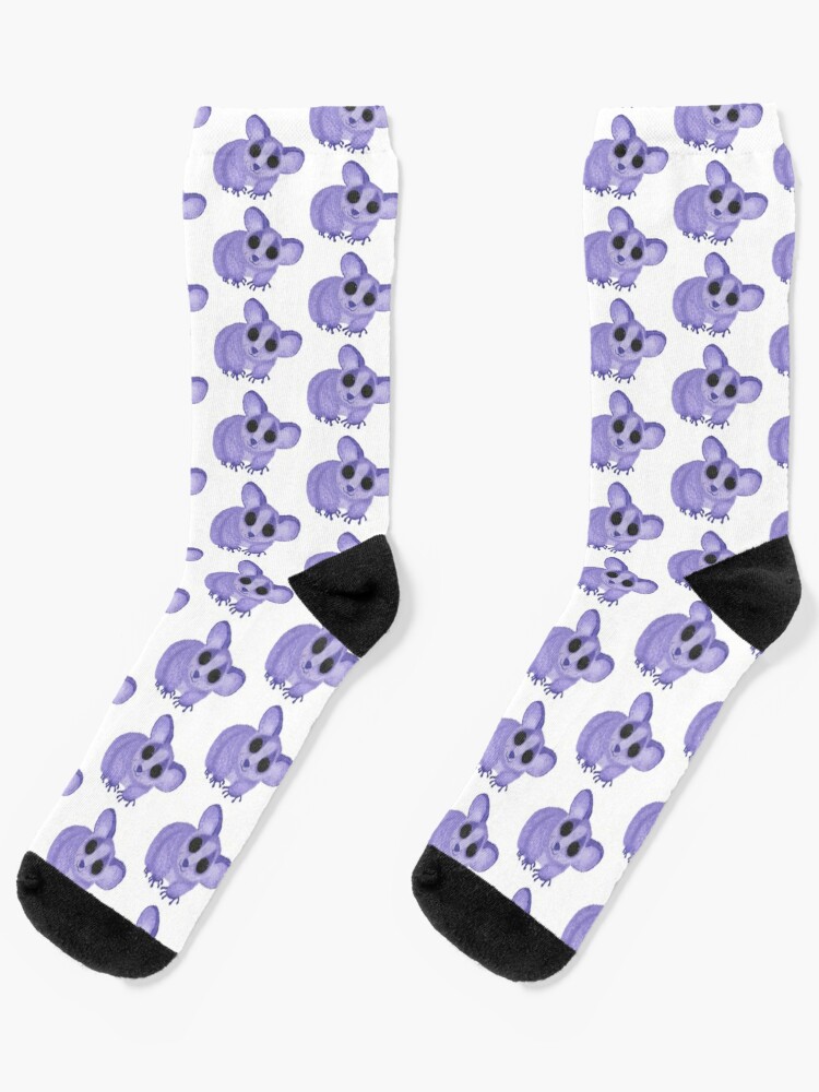 purple baby socks