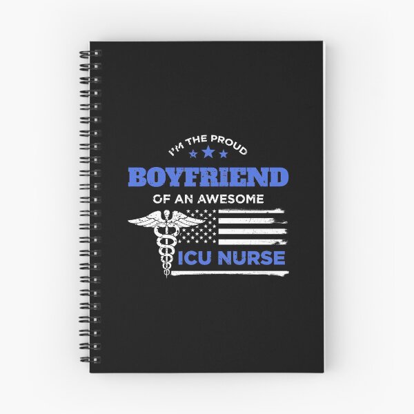 Item preview, I Am The Proud Boyfriend of an ICU Nurse Awesome designed and sold by LarkDesigns.