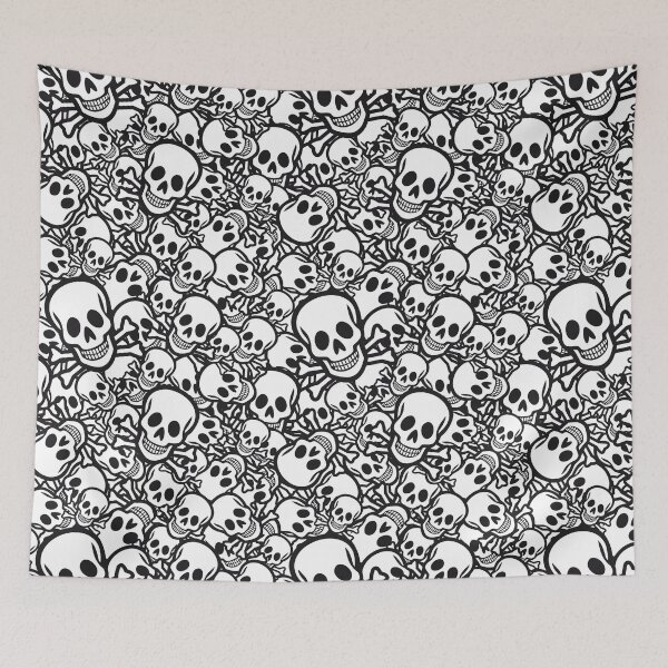 Item preview, Abstract skull pattern designed and sold by beakraus.