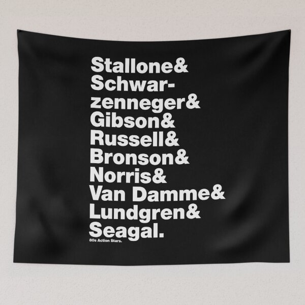 Item preview, 80s action stars designed and sold by NinoMelon.