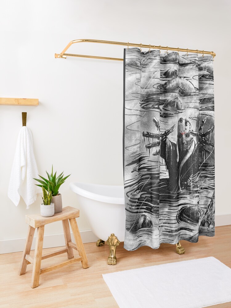 "Jason Hugs " Shower Curtain by DougSQ | Redbubble