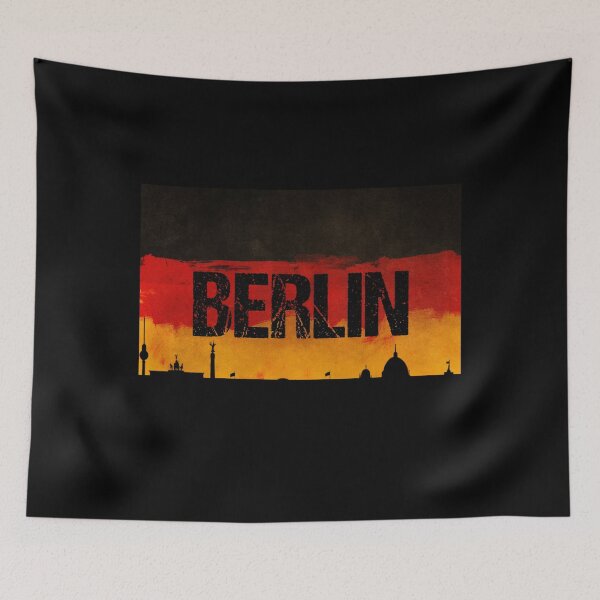 Item preview, Berlin Germany Flag City Skyline Distressed designed and sold by LarkDesigns.