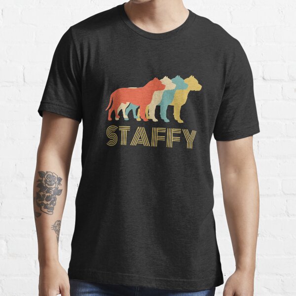 Item preview, Staffordshire Bull Terrier Staffy Dog Vintage Look designed and sold by LarkDesigns.